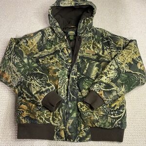 Cabelas Seclusion 3D Camo Jacket Boys Size Large